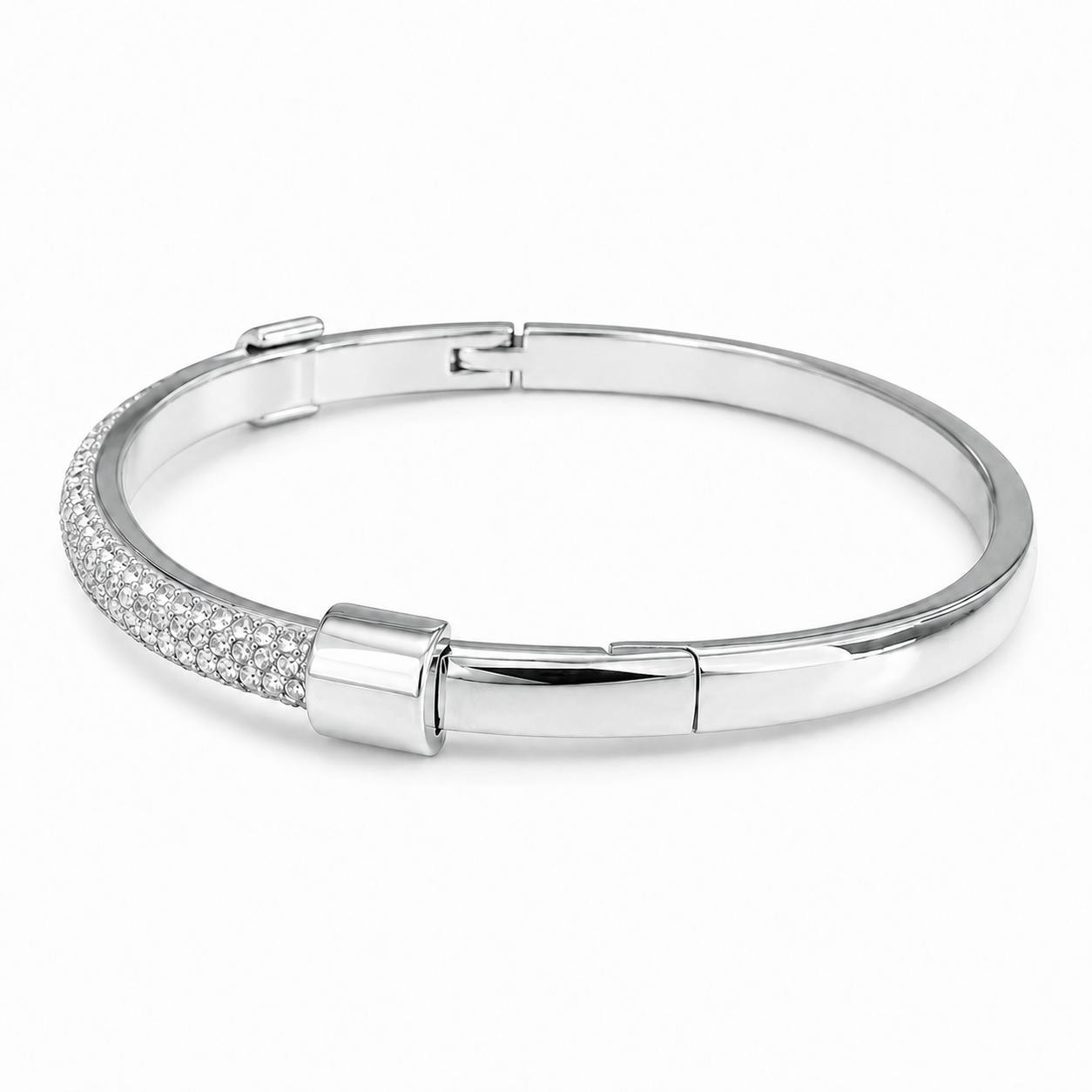 Silver Rhinestone Crystal Bracelet