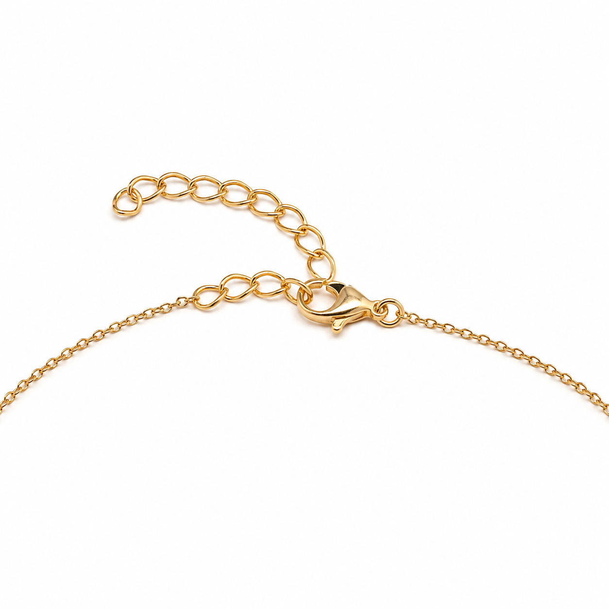 Gold Tone Radiant Baguette Crystal Cross Necklace