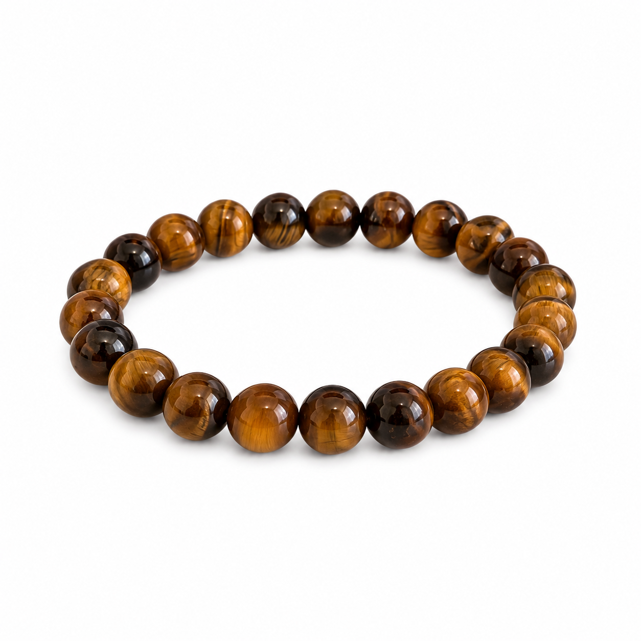 Tiger's Eye Gives Courage and Strength Beaded Bracelet