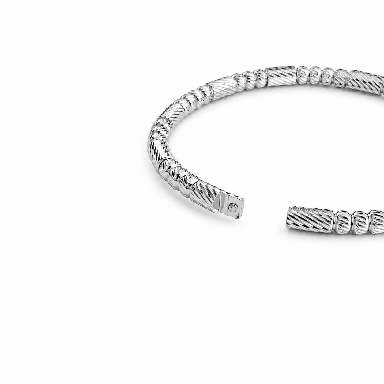 Silver Cable Rhythm Bracelet