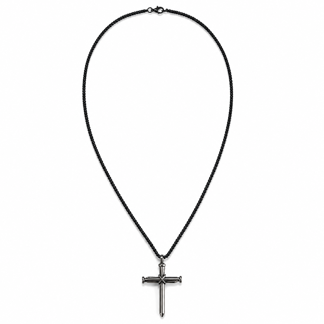 Black Tone Bounded Faith Cross