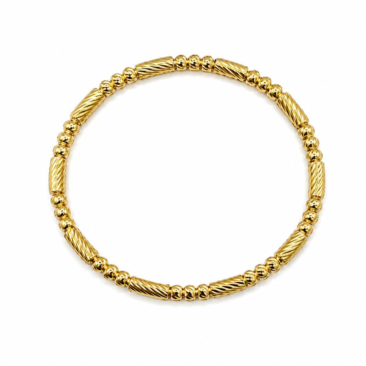 Golden Cable Rhythm Bracelet