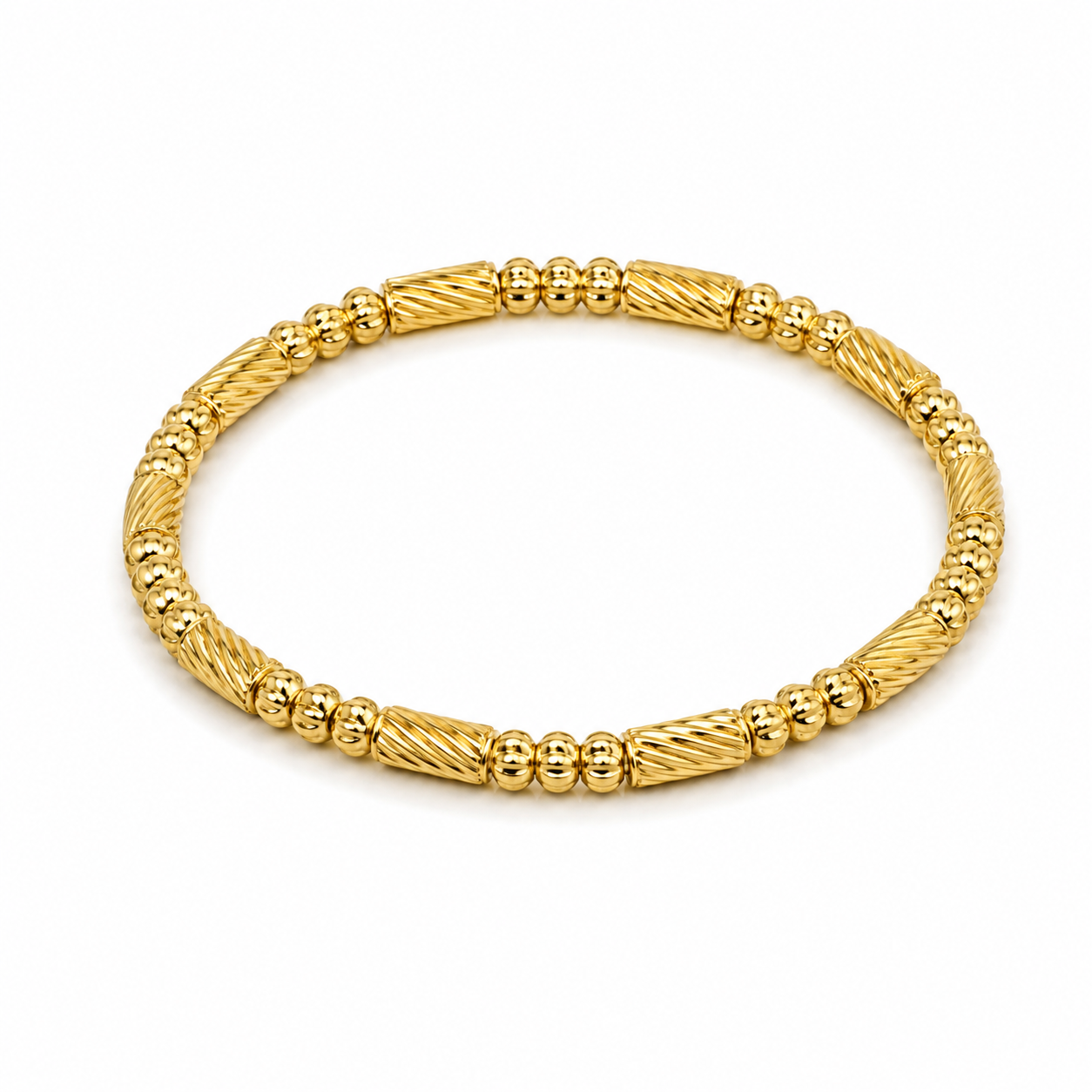 Golden Cable Rhythm Bracelet
