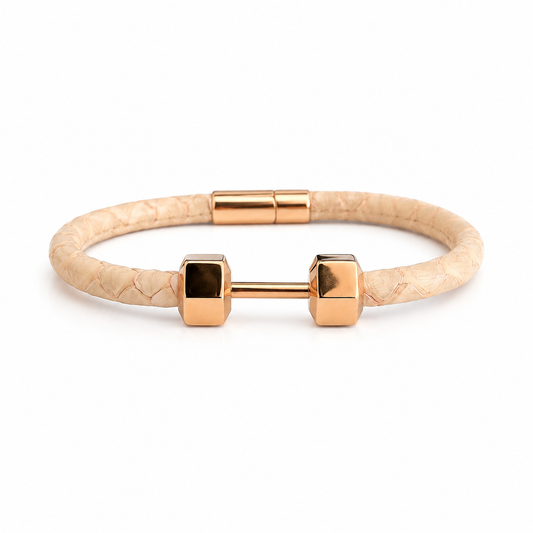 Nude Rose Gold Crew Bracelet