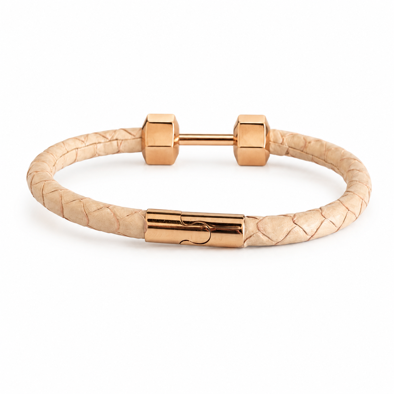 Nude Rose Gold Crew Bracelet