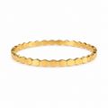 Pulsera de panal dorada