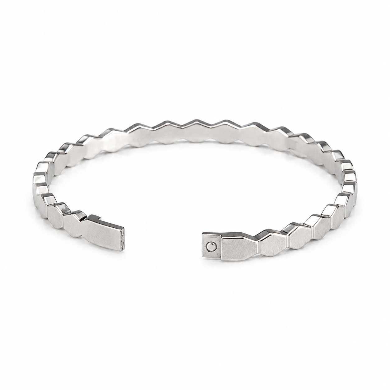 Silver HoneyComb Bracelet