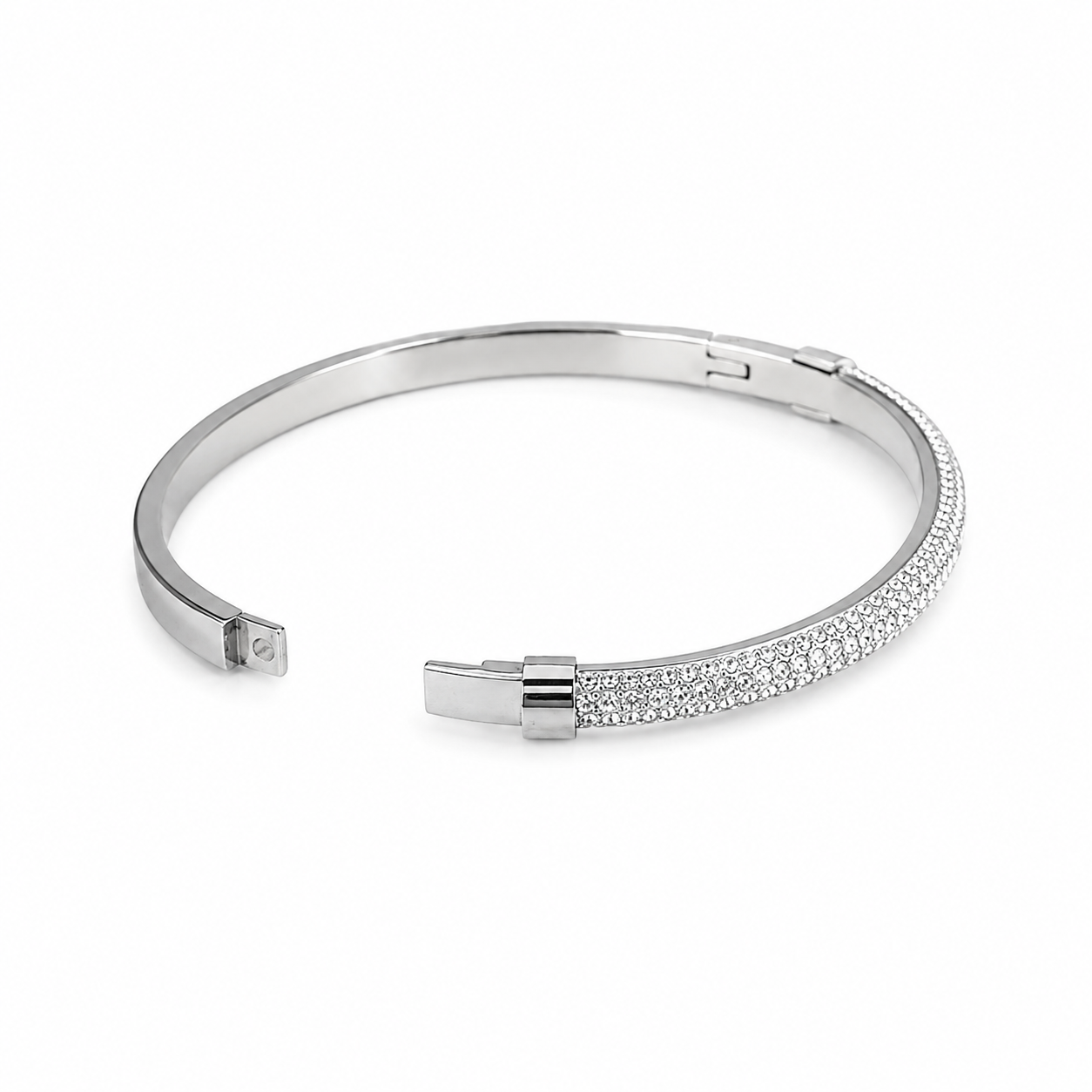 Silver Rhinestone Crystal Bracelet