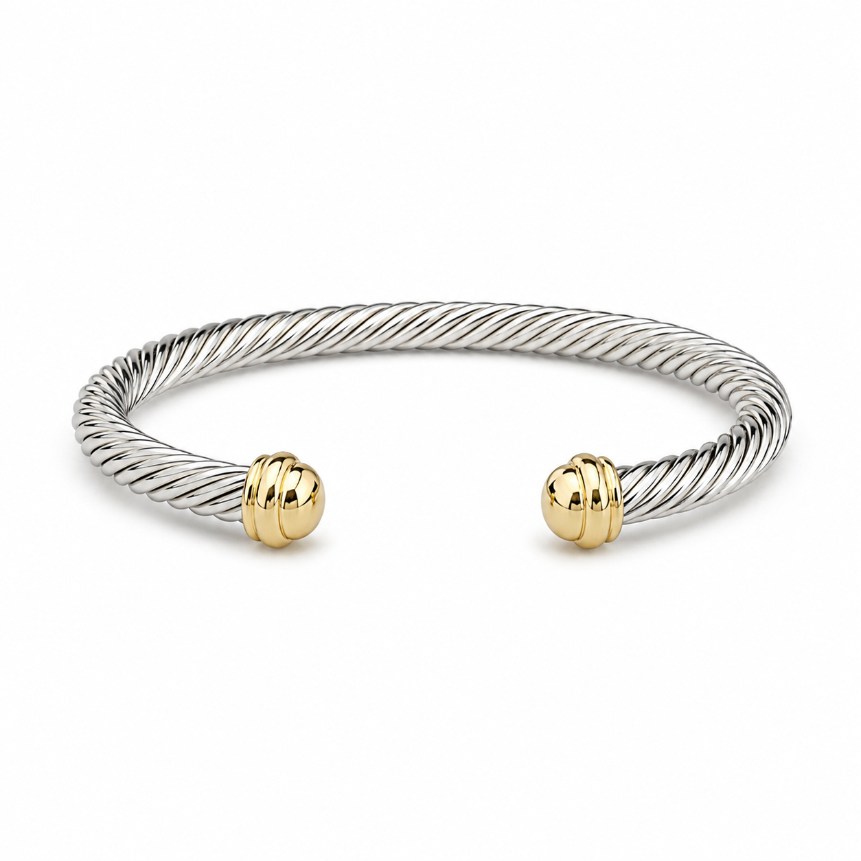 Silver Classic Cable Bracelet