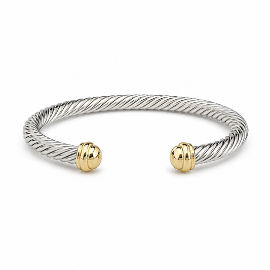 Silver Classic Cable Bracelet
