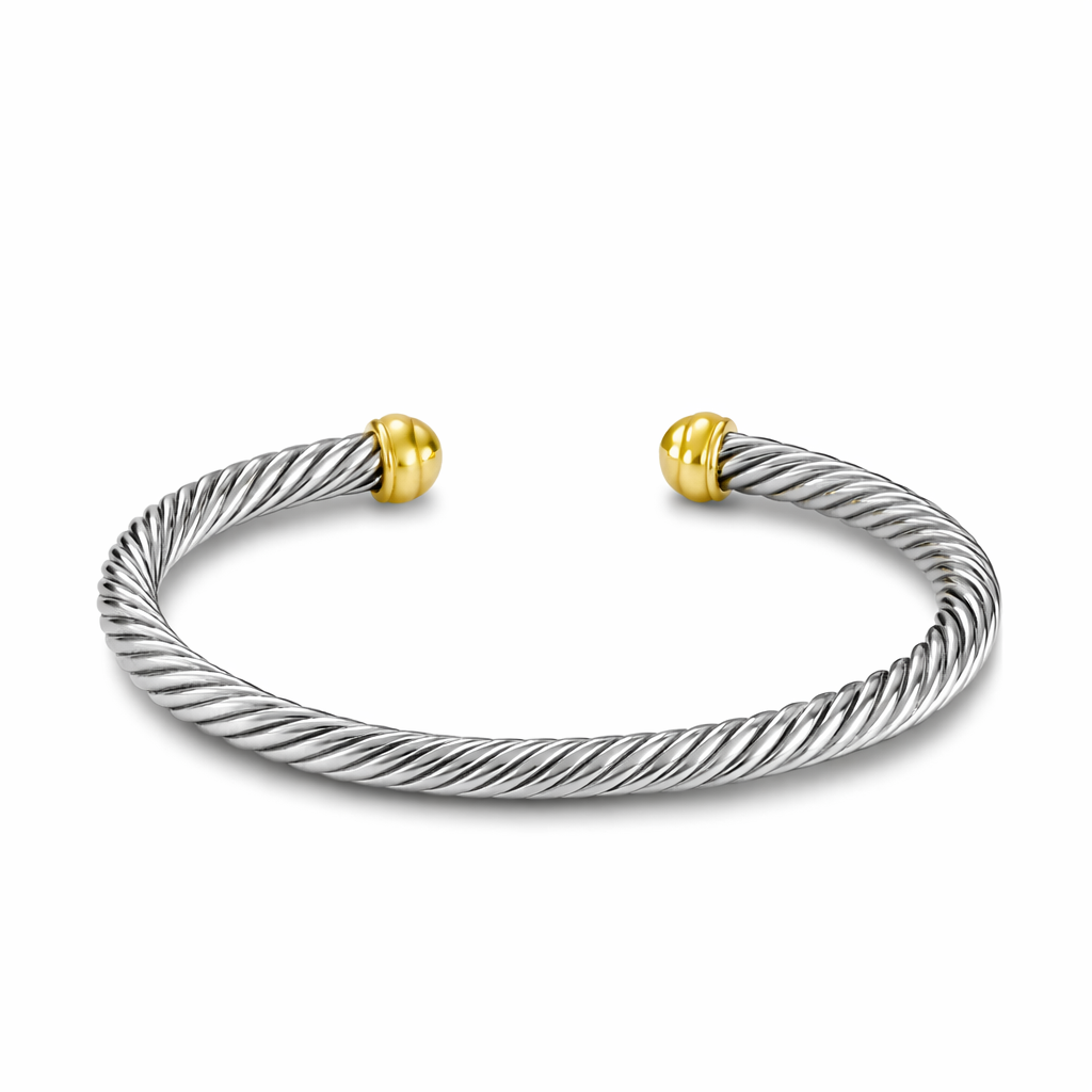 Silver Classic Cable Bracelet