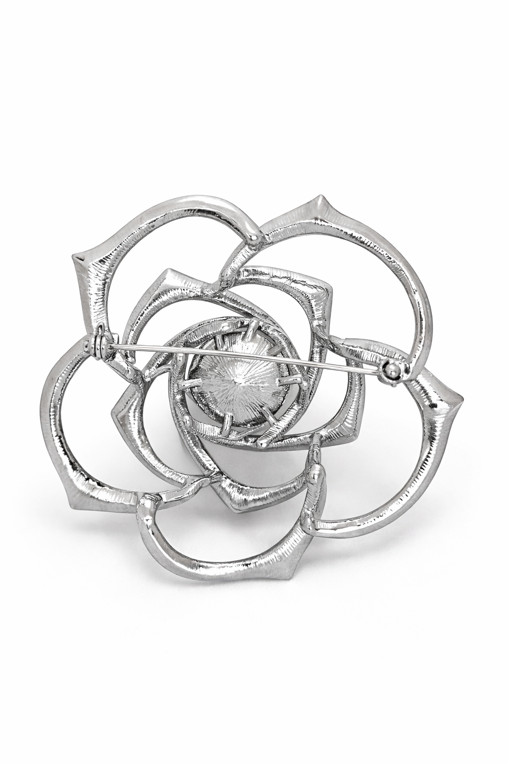 Flower Brooch Pin Flower Pearl