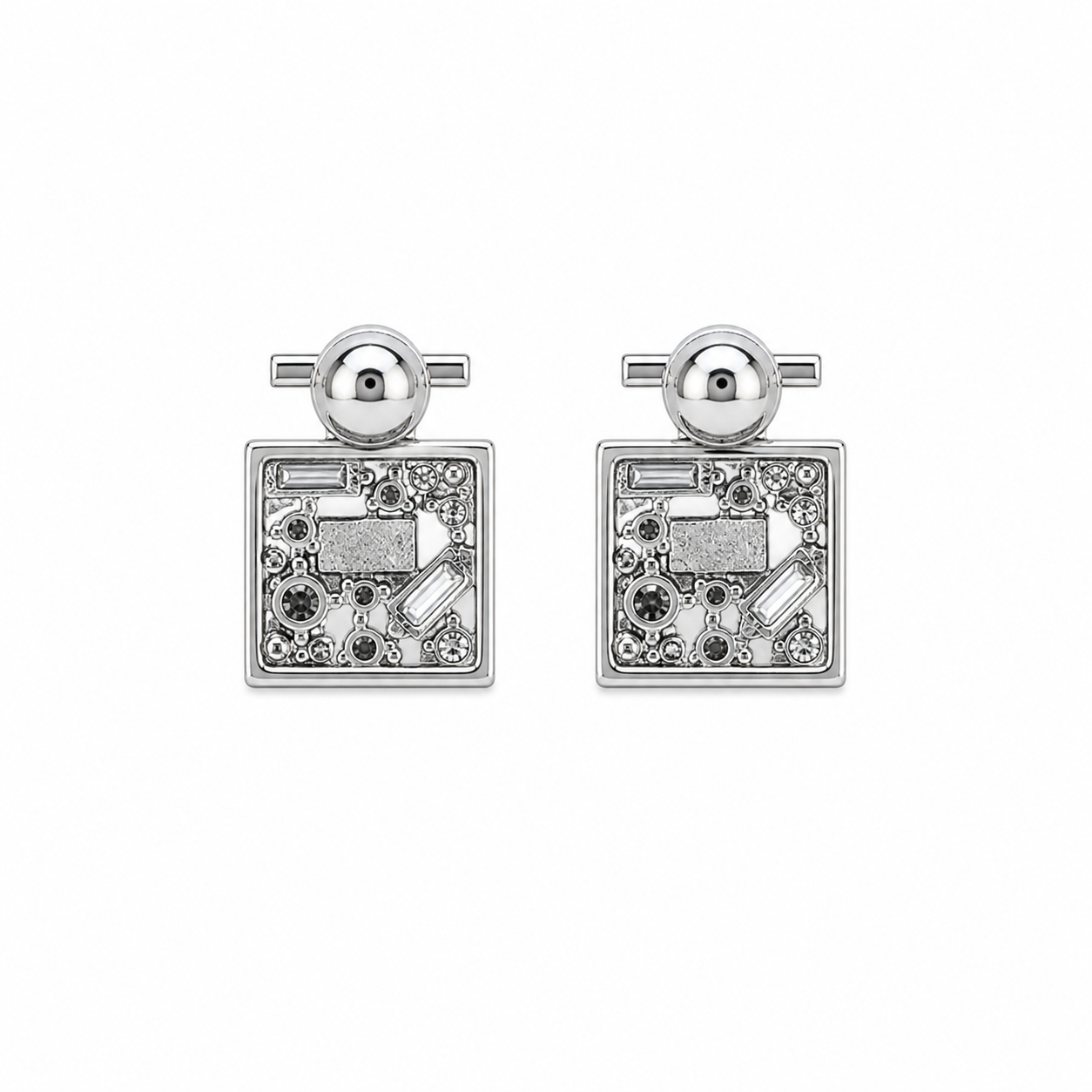 Perfume Bottle Stud Pierced Earrings