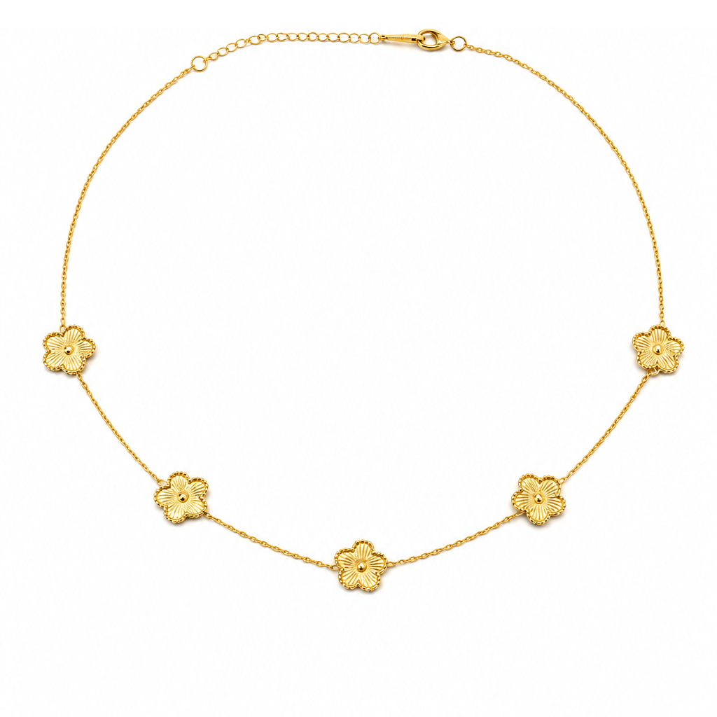 Clover Gold Necklace
