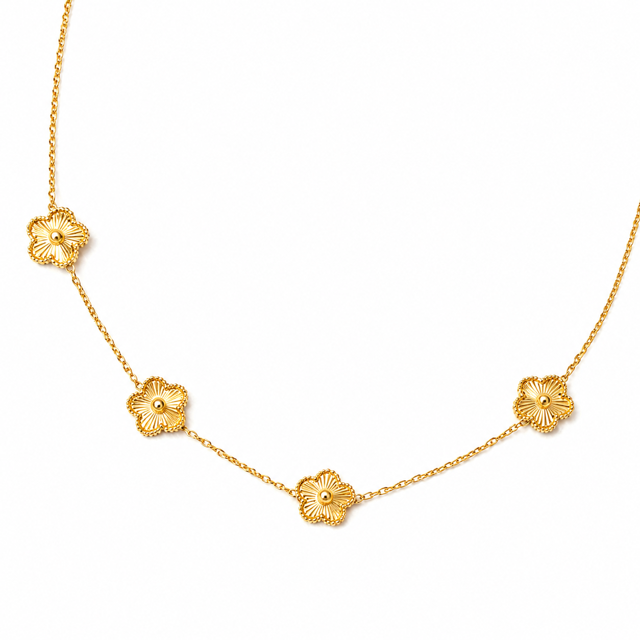 Clover Gold Necklace