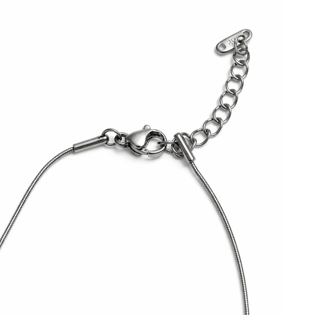 Silver Tone Heart Minimalist Necklace
