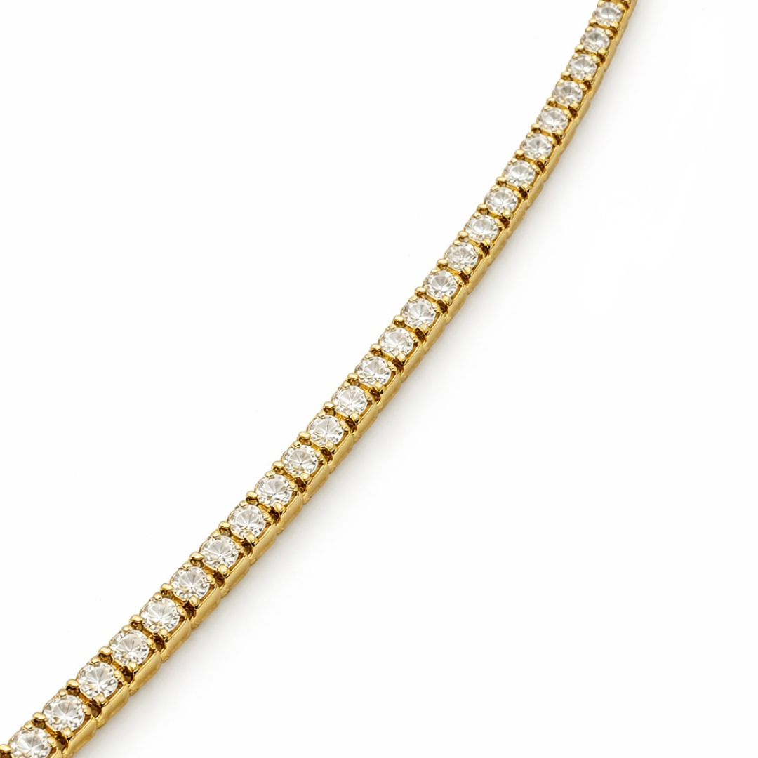 Gold Tone Y-Shape Waterfall Lariat Necklace