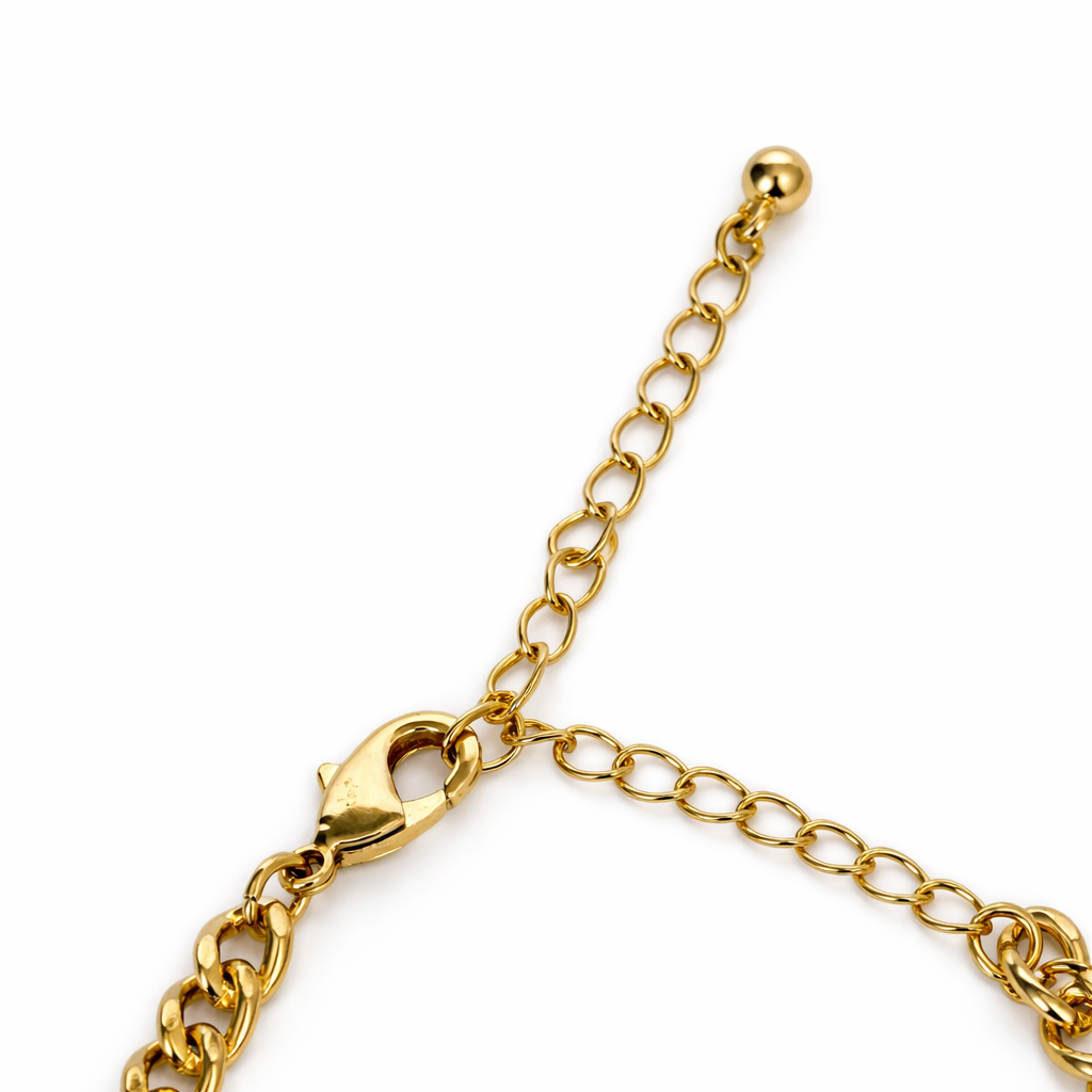 Gold Tone Gilded Coquette Bow Necklace
