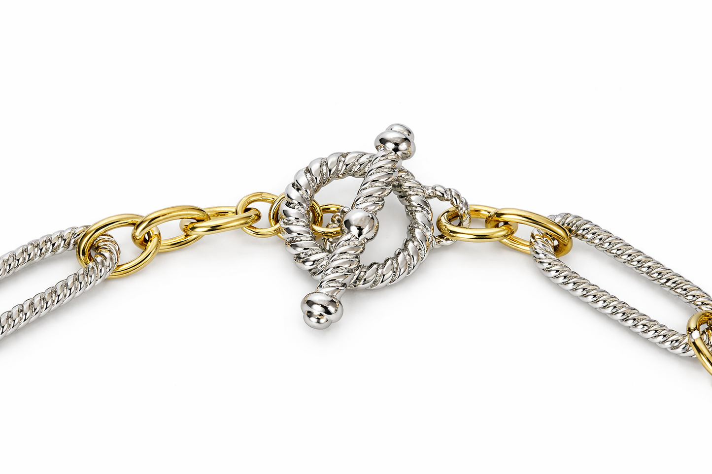 Silver Tone The Heritage Mixed-Station Necklace