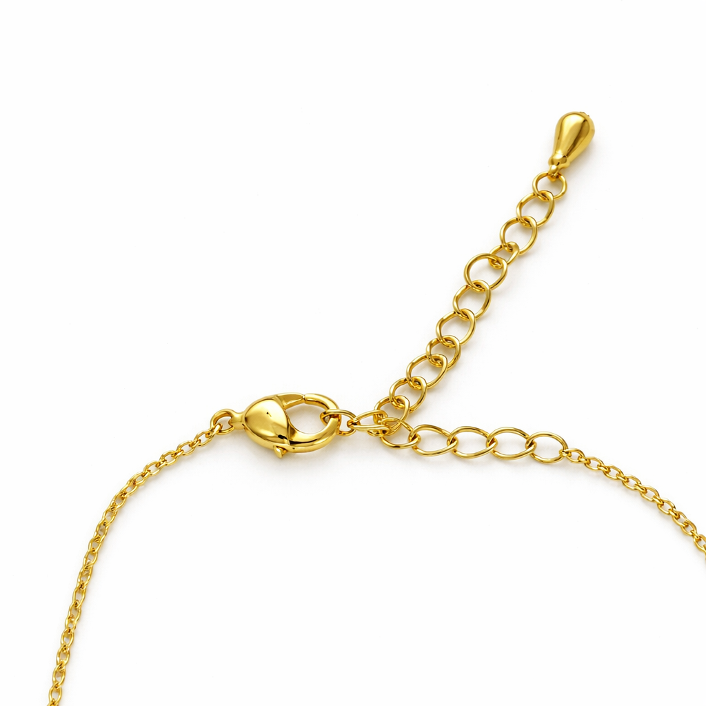 Gold Tone Evil's Gaze Necklace