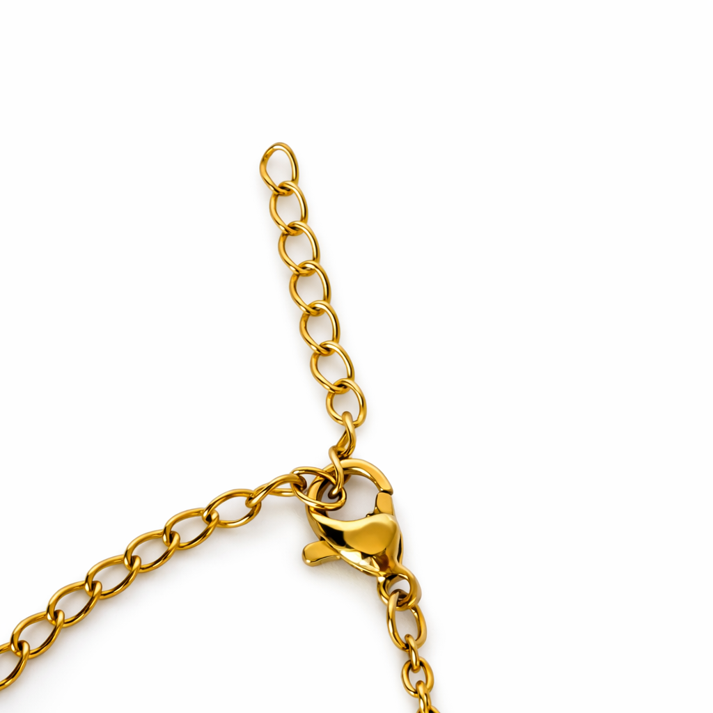 Gold Tone Radiance Eye Necklace