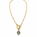 Collar Nazar Link & Luxe en tono dorado
