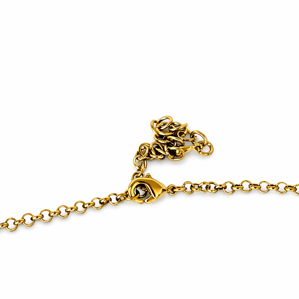 Leopard Tone Spotted Sands Sautoir Necklace
