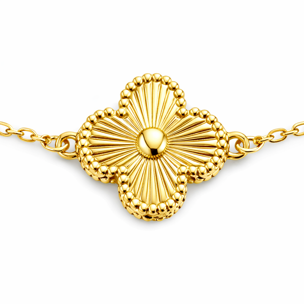 Gold Tone Golden Hour Station Necklace