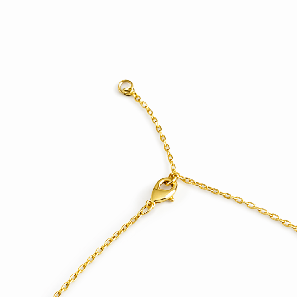 Gold Tone Golden Hour Station Necklace