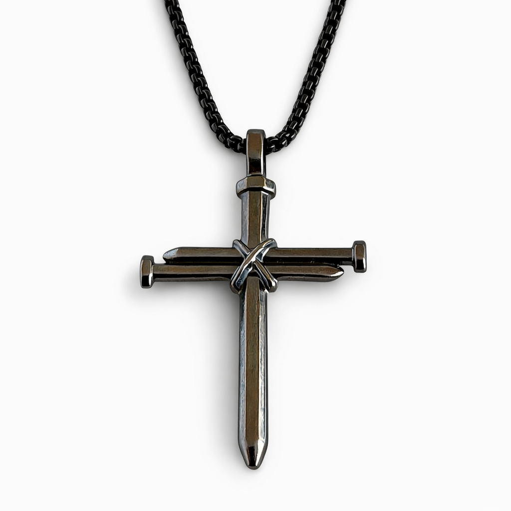 Black Tone Bounded Faith Cross