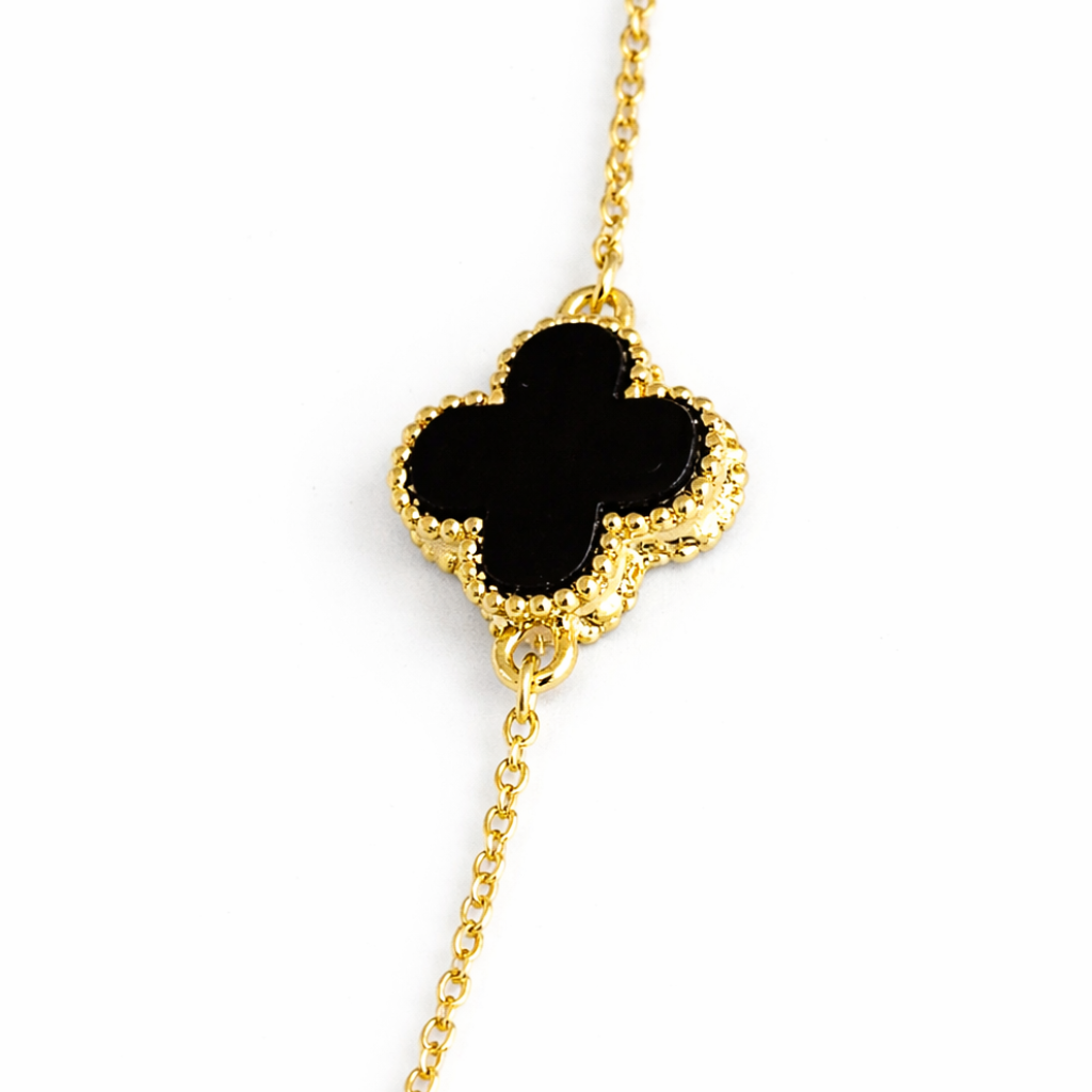 Gold Tone Onyx Night Soutoir