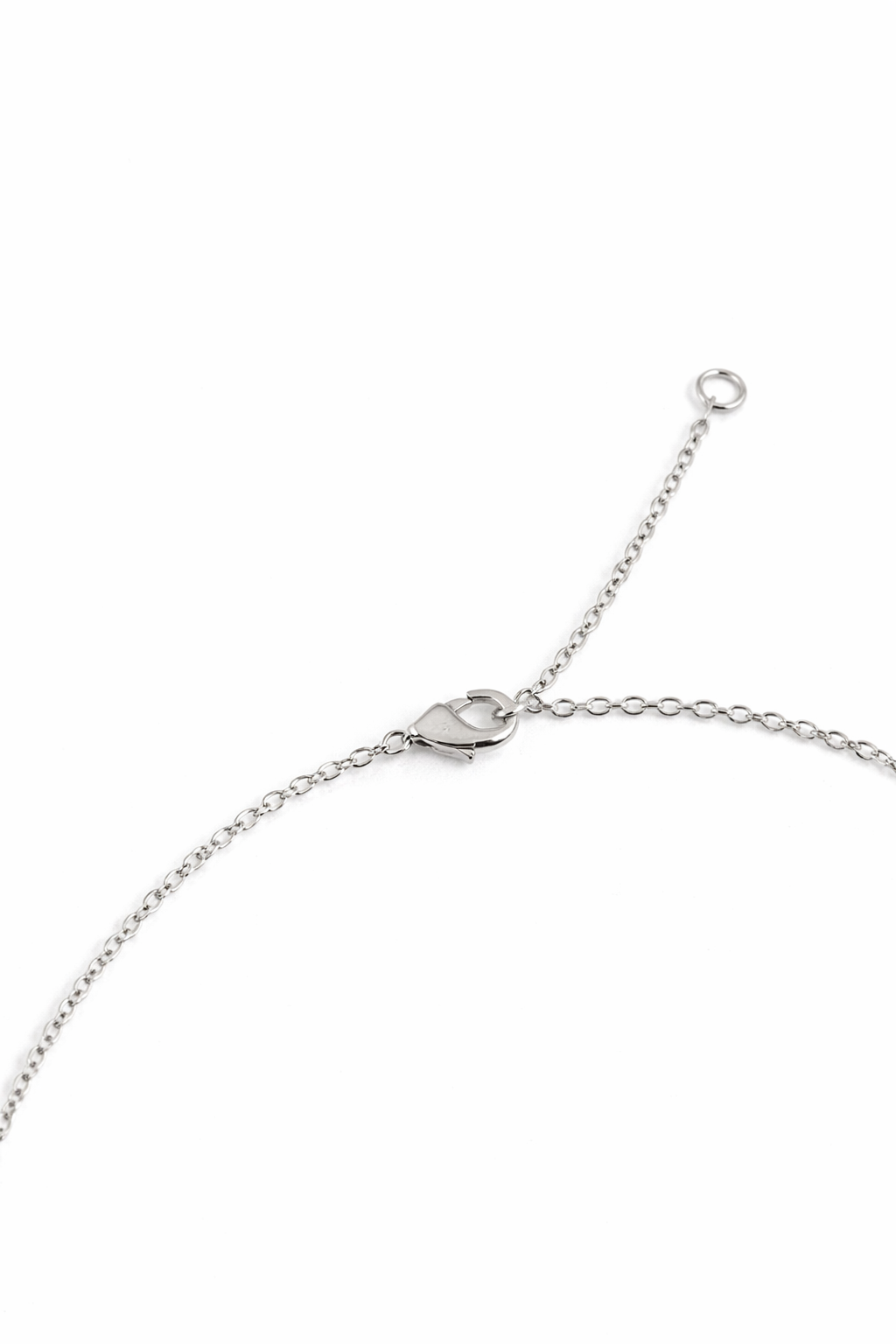 Silver Tone Moonbeam Guilloche Collar