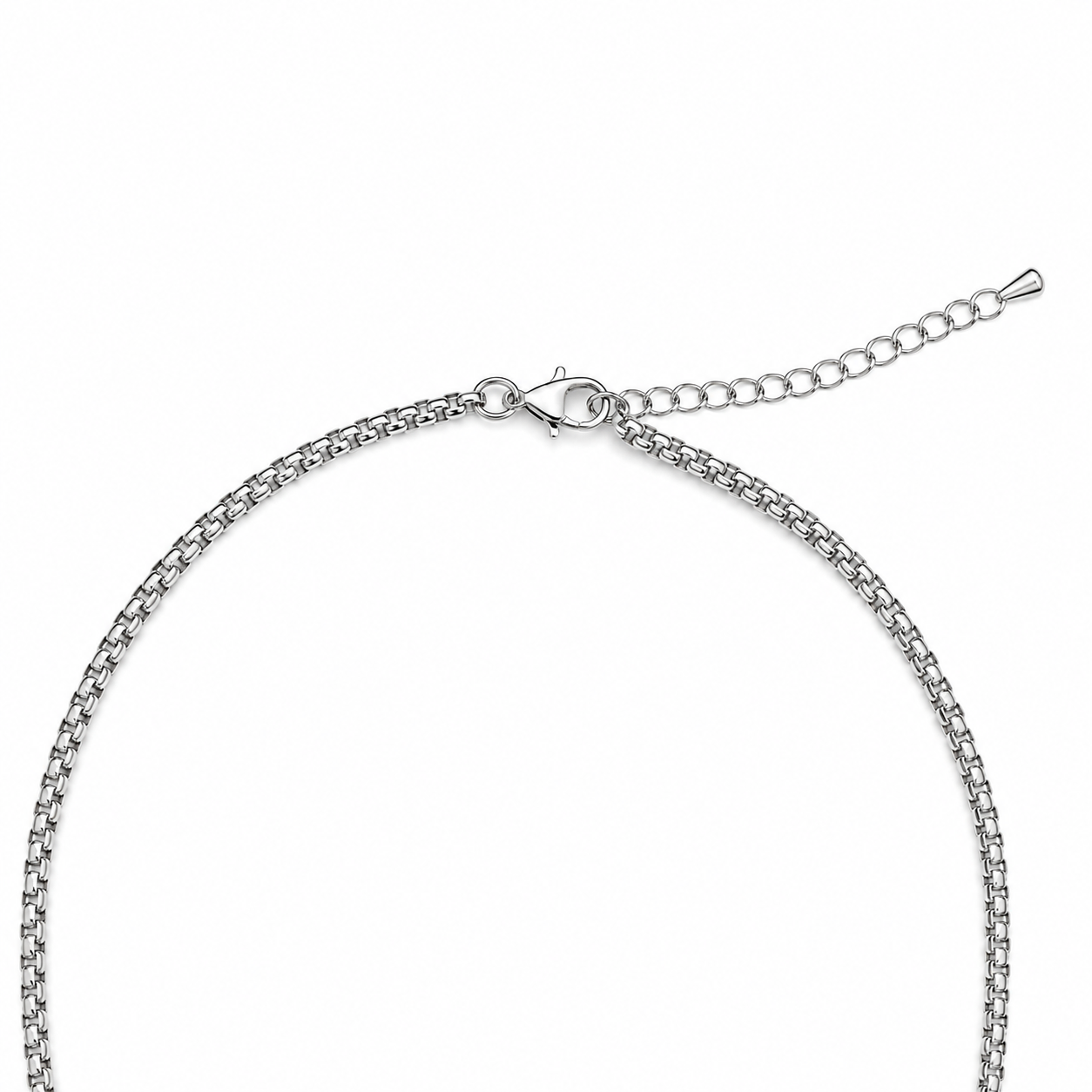 Two-Tone Clover Pendant Necklace