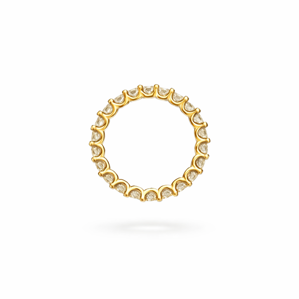 Gold Skinny Eternity Ring