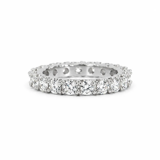 Silver Skinny Eternity Ring
