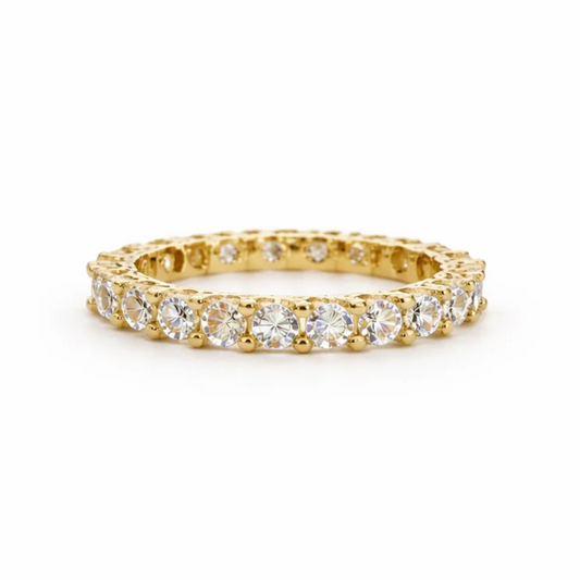 Gold Skinny Eternity Ring