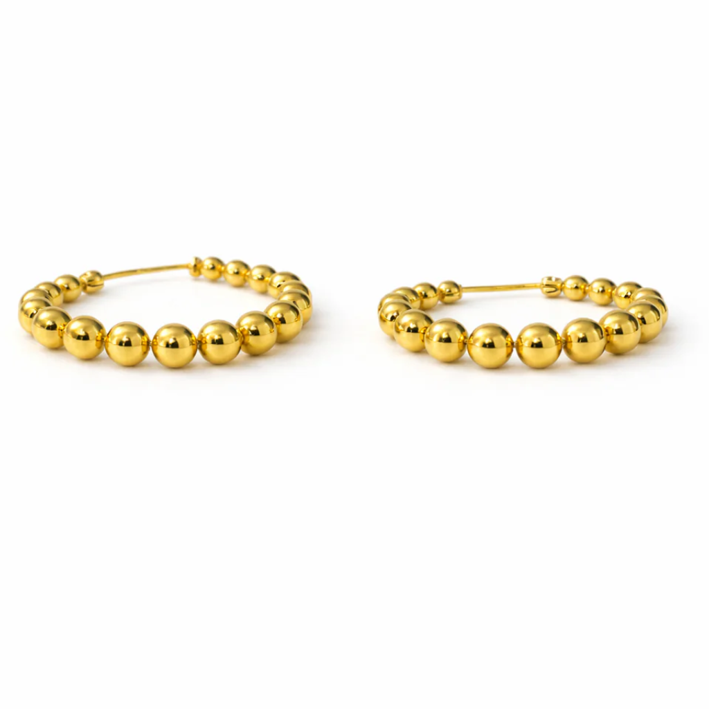 Gold Plated Hoop Earrings